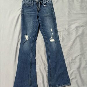 VERVET BY FLYING MONKEY Blue Flare Jeans